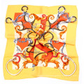 Fahion Classical Euroepean Imprimir Lady Silk Square Scarf